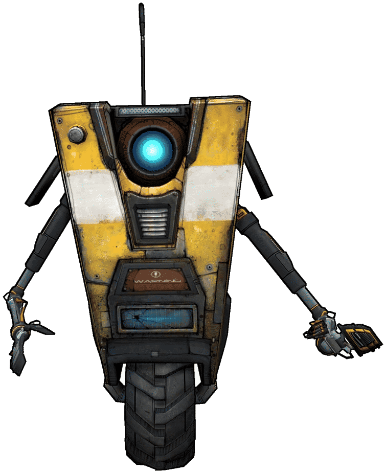 Claptrap Honorable Mention Top Ten Video Game Robots