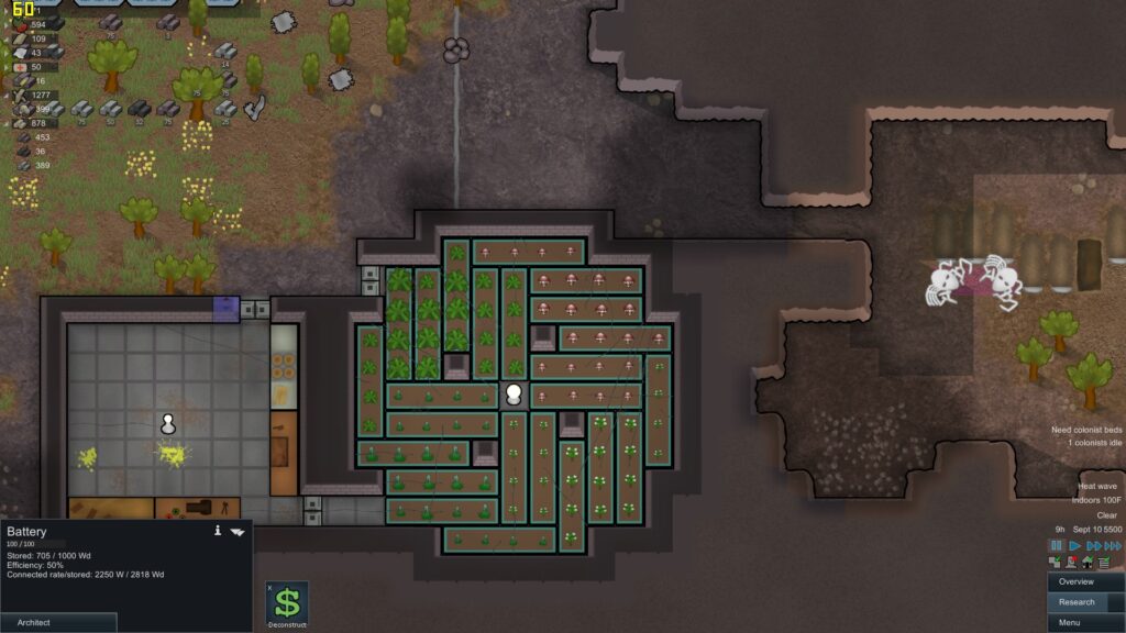 rimworld how to connect power