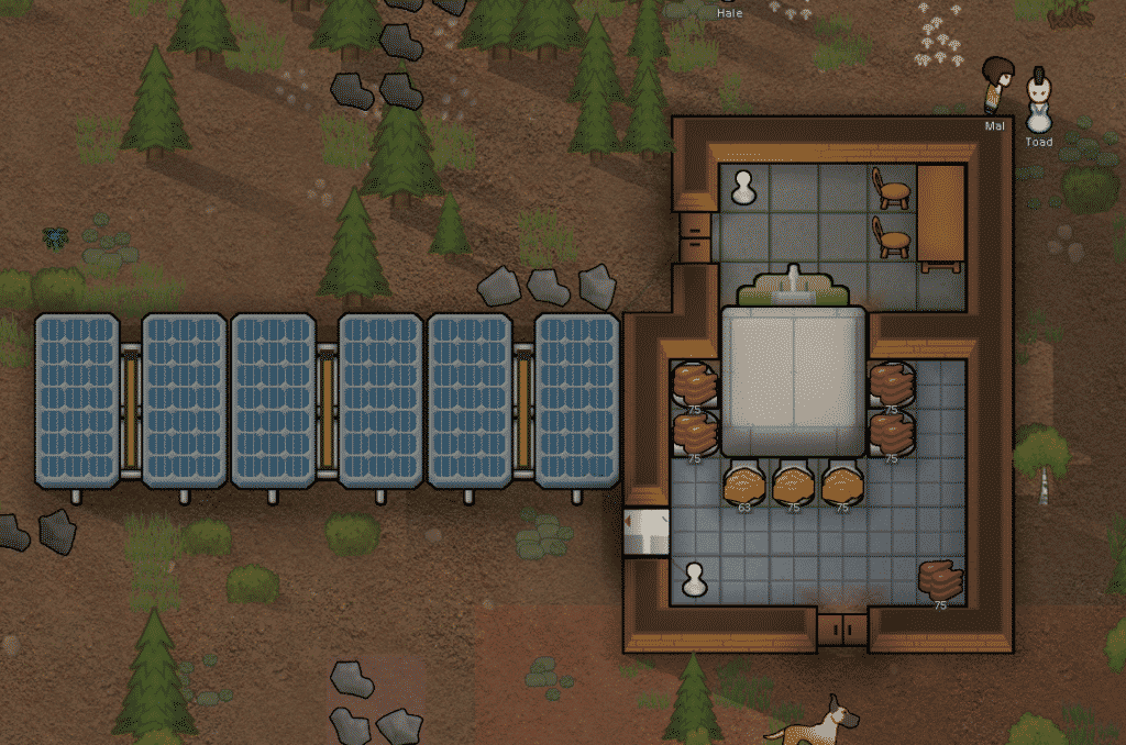 example nutrient paste setup