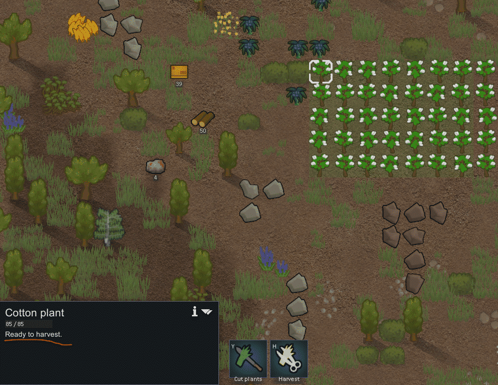 rimworld cloth harvest