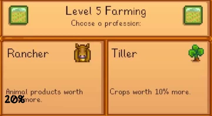 stardew valley rancher or tiller