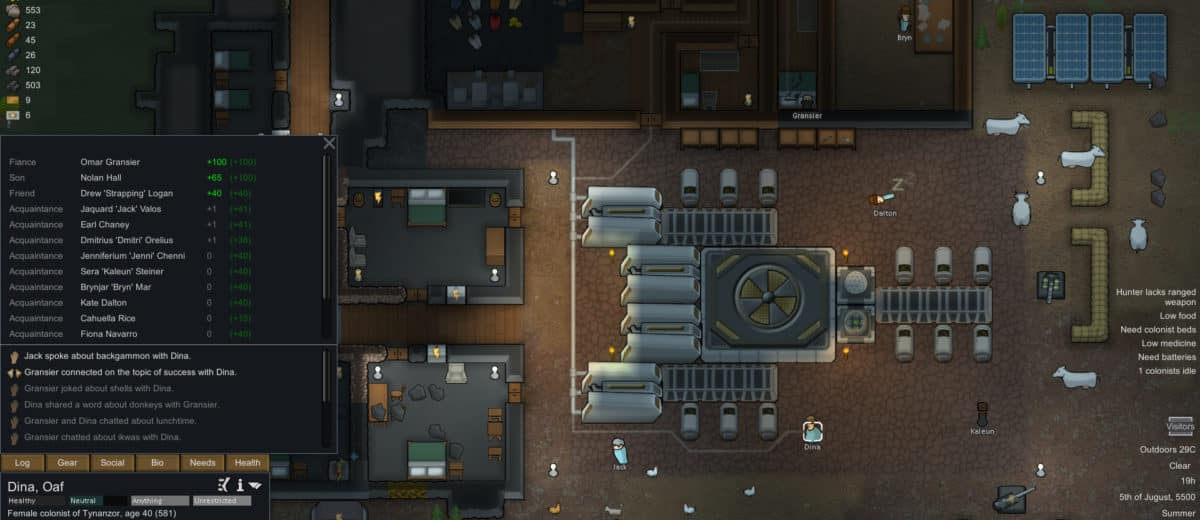 rimworld best bed material