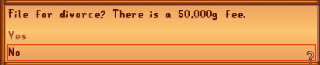 stardew valley divorce