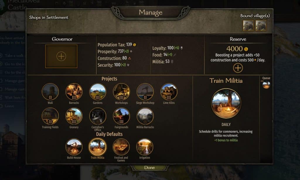 mount and blade warband increase prosperity