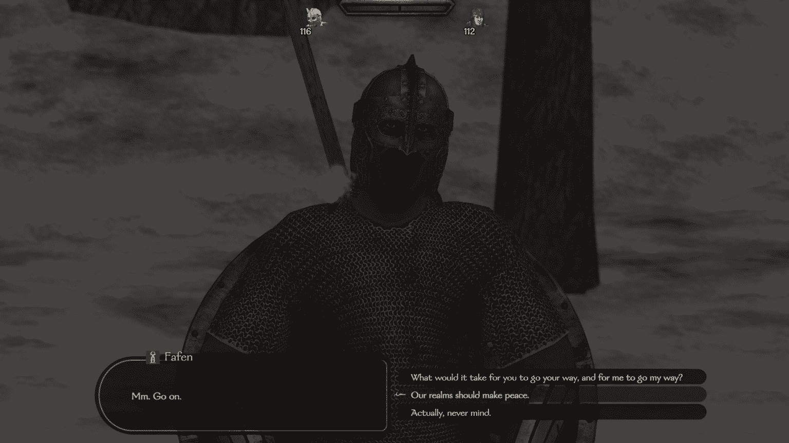mount and blade how to make peace