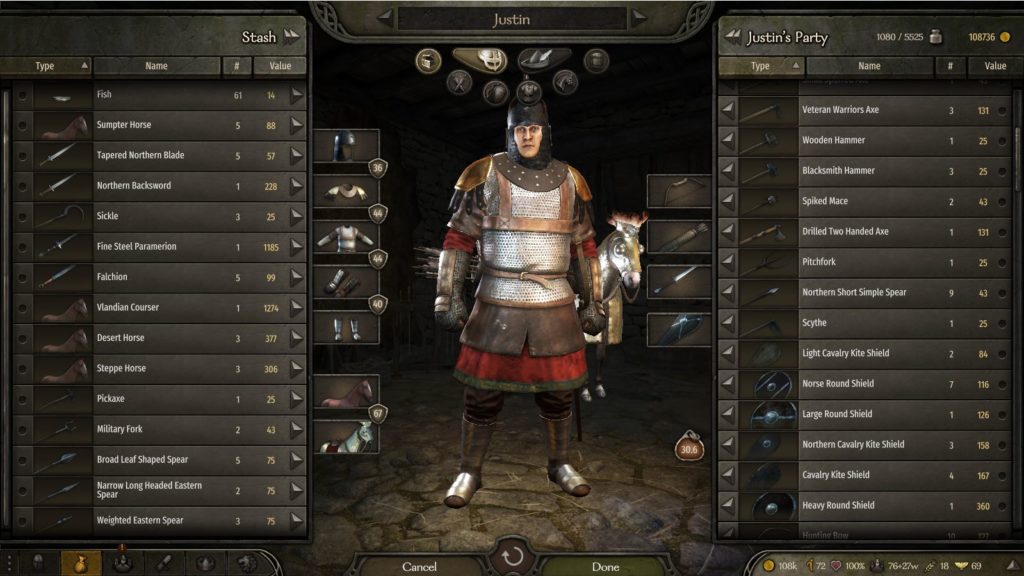 how to store items bannerlord in game screenshot