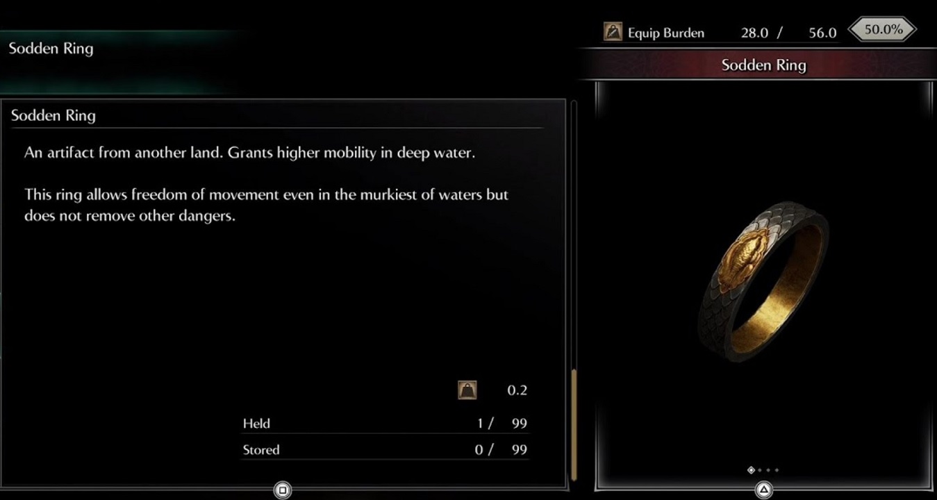Sodden Ring Demon's Souls What it Does and Where to Find it