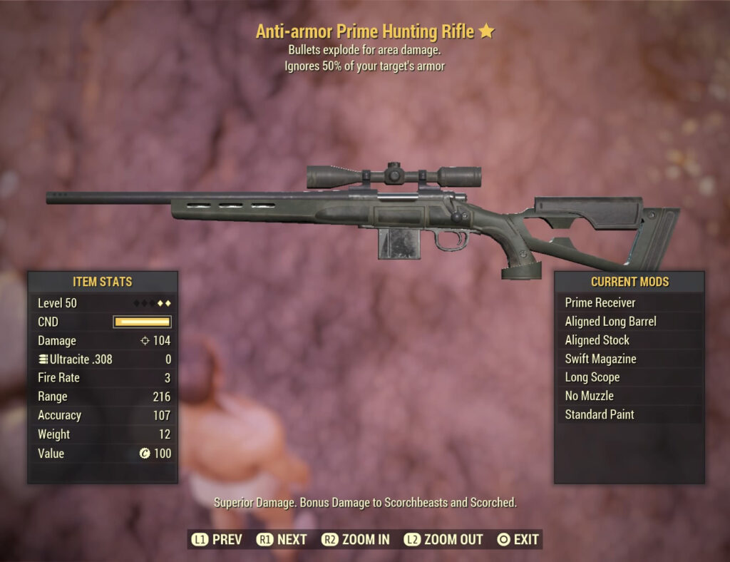 hunting rifle