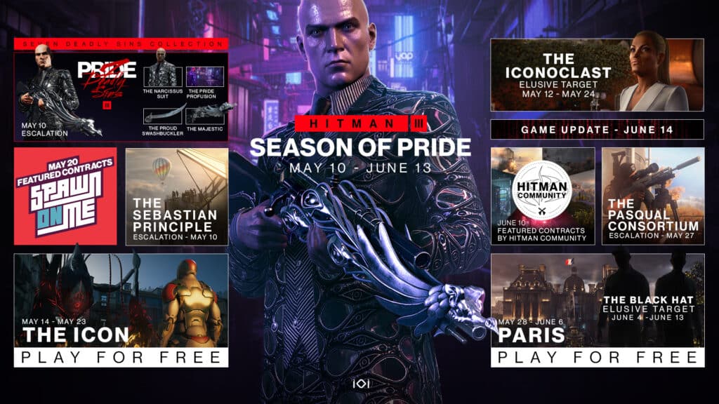 Hitman 3 Season of Pride Roadmap Guide