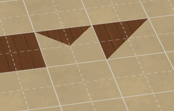 How to Make Half Tiles in Sims 4