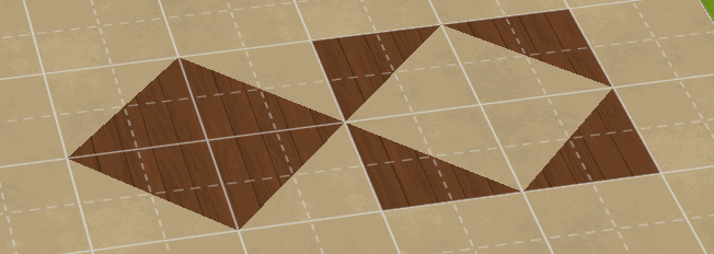 How to Make Half Tiles in Sims 4