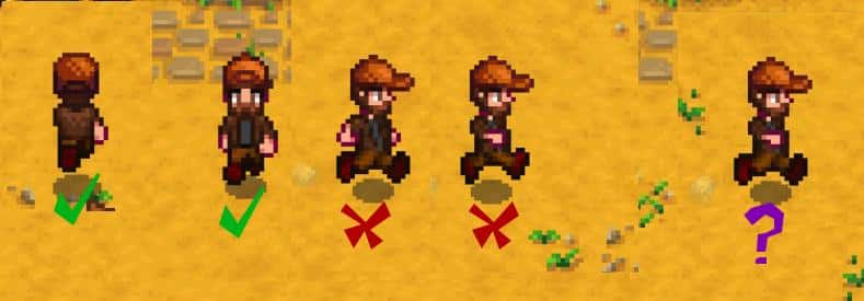 character running in stardew valley