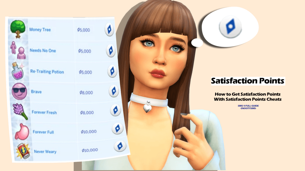 sims 4 satisfaction points cheat ps4